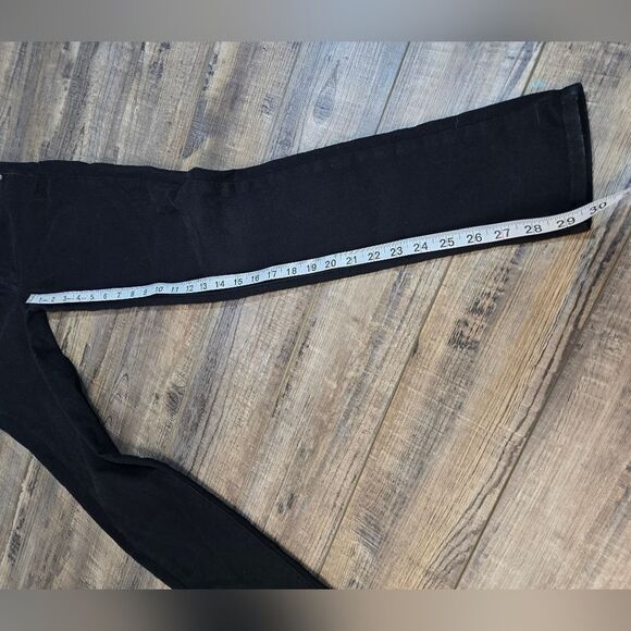 Paige Black Peg Super Skinny Jeans Size 26 Stretchy Mid Rise Denim - Picture 5 of 9